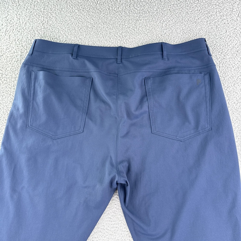 Public Rec Pants Mens 42x28 Navy Dealmaker Performance 5 Pocket Golf Chino - Picture 4 of 12